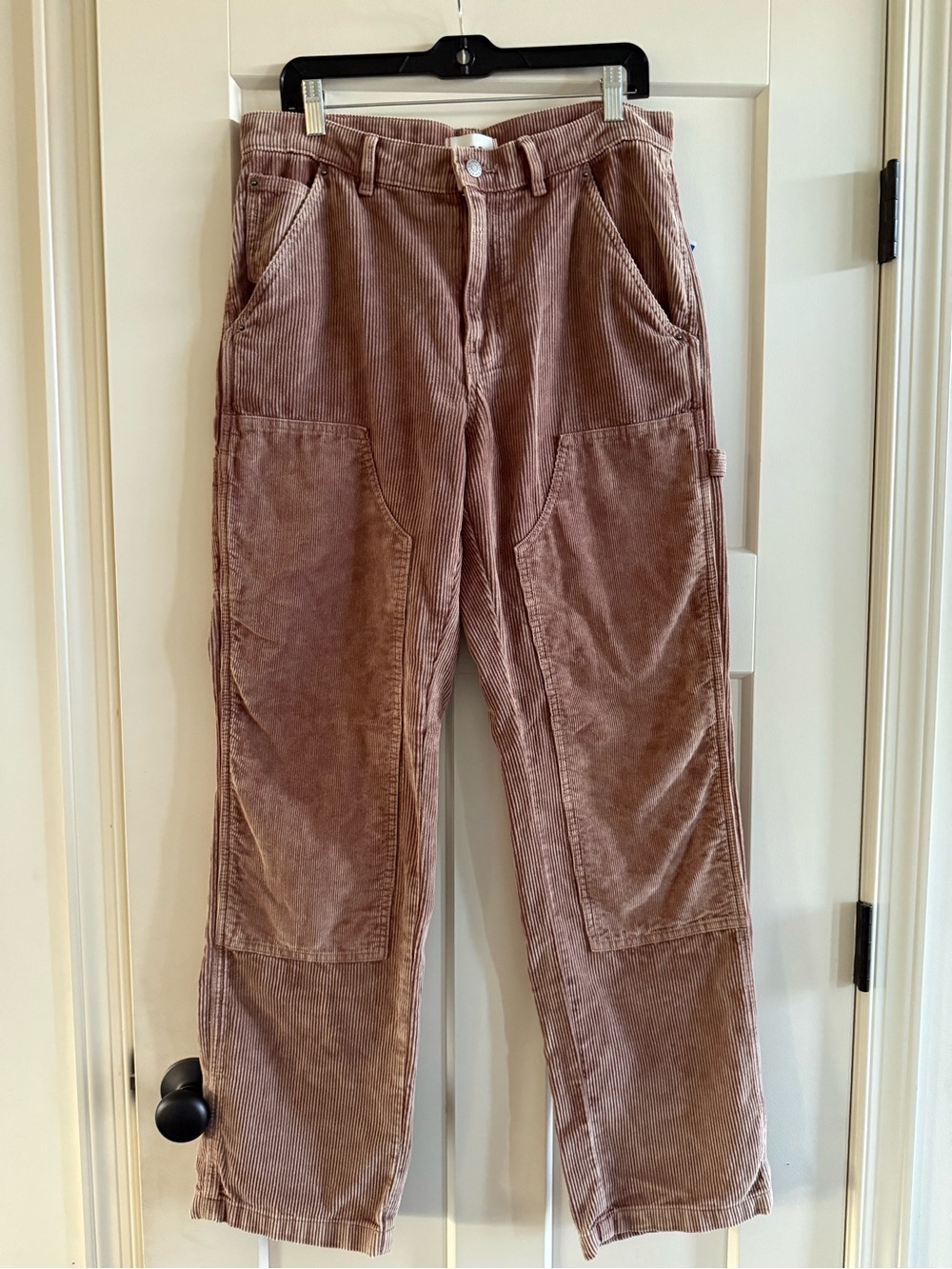 BDG Wide-Leg Corduroy Pants in Dusty Brown